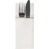 Papstar Bestecktaschen "Airlaid", 4 x 100 Stk., B 100 x H 240 mm, 1/8 Falz, Airlaid, weiß