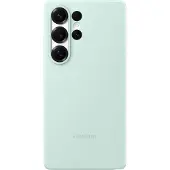 Samsung Original Galaxy S25 Ultra Hülle - Silikon - Backcover/Soft Case - Mintgrün