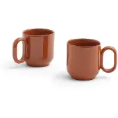HAY Tasse Barro Natural Ø8 x H7,5 (Set von 2)