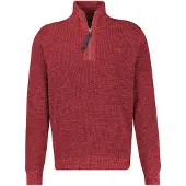 Lerros Strickpullover "Herren Troyer in Twist-Struktur"