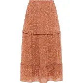 Dreimaster Rock Damen Orange Mehrfarbig