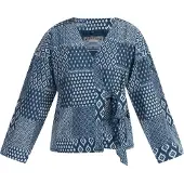 Dreimaster Wickeljacke Damen Dunkelmariner Druck
