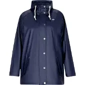 Schmuddelwedda Damen Regenmantel in Marine | Gr.: 7XL