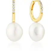 Sif Jakobs Gold Plated Padua Uno Earrings SJ-E2443-PCZ-YG