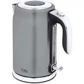 Fakir Adell, 1,7 l, 2200 W, Grau, Edelstahl, Wasserstandsanzeige, Überhitzungsschutz