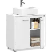 Vasagle Waschbeckenunterschrank mit Türen und Fächern BBK515W01