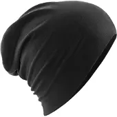 Beechfield - "Hemsedal" Schlabbermütze für Herren/Damen Unisex (Schwarz)