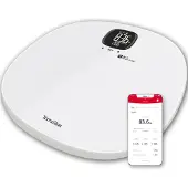 Terraillon 14711, Elektronische Personenwaage, 180 kg, 100 g, Weiß, kg, Quadratisch