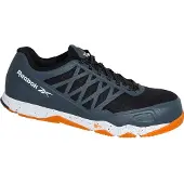 Reebok Sicherheitsschuh Speed TR Safety Gre 42 W. 11 grau/orange S1PS SR ESD nahtloses Technisches Gewebe