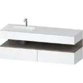 Duravit Einbauwaschtisch-Möbel-Set Qatego 160x50x60cm, Kon-WTU, B, B l, ba m/we ma