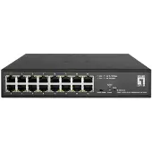 LevelOne GES-2216 Switch Hilbert Smart Lite Gigabit 16 Ports 10"