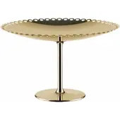 Alessi Tortenplatte Edges Messing 24 cm