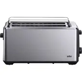 Braun HT 5220 BK, 2 Scheibe(n), Schwarz, Edelstahl, Edelstahl, Tasten, Niveau, Drehregler, 1470 W, 165 mm