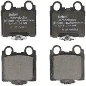 Delphi Bremsbelagsatz LP1510, Hinten
