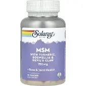 Solaray MSM 750 mg m.Curcuma+Weihrauch+Teufelskralle Kaps. 90 St Kapseln