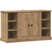 vidaXL Sideboard Artisan-Eiche 100 x 35,5 x 60 cm Holzwerkstoff