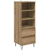 vidaXL Highboard Artisan-Eiche 40 x 36 x 110 cm Holzwerkstoff