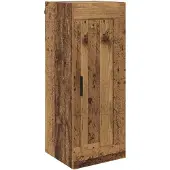vidaXL Wandschrank Altholz 34,5 x 34 x 90 cm Holzwerkstoff