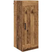 vidaXL Wandschrank Altholz 34,5 x 34 x 90 cm Holzwerkstoff