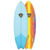 Ocean & Earth Mr Flame Epoxy Super Twin 5´6´´ Surfbrett