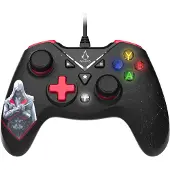 Freaks and Geeks - Assassins Creed - Wired Controller 3M Cable - PC (Black and Red)