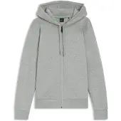 BOSS Kapuzenjacke aus Stretch-Baumwolle mit Reißverschluss und Logo-Detail Grösse XXL