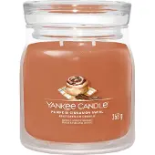 Yankee candle Duftkerze Signature Glas mittel kürbis Zimt Swirl 1,09 kg