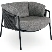 Stern Ära ZOE Lounge-Sessel Aluminium/Stoffbezug/Kordel inkl. Kissen