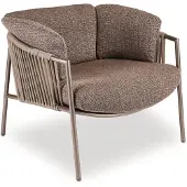 Stern Ära ZOE Lounge-Sessel Aluminium/Stoffbezug/Kordel inkl. Kissen
