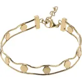 Faina Women Snake Chain Bracelet in Gold | Gr.: onesize