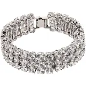 NAEMI Women Bracelet in Silver White | Gr.: onesize