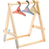 Djeco Puppenspielzeug - Holz - Kleiderständer - - One Size - Puppenzubehör