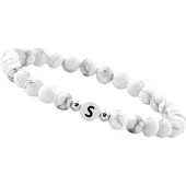 GOOD.designs Perlenarmband in Weiss | Gr.: onesize
