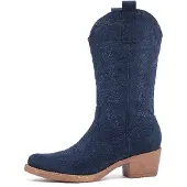 Smile Favorites Cowboylaarzen Donker w Suedine