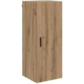 vidaXL Wandschrank Artisan-Eiche 34,5 x 34 x 90 cm Holzwerkstoff