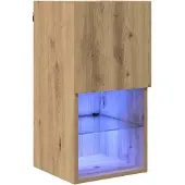 vidaXL Wandmontierter TV-Schrank 30,5 x 30 x 60 cm Artisan-Eiche