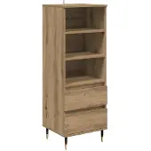 vidaXL Highboard Artisan-Eiche 40 x 36 x 110 cm Holzwerkstoff