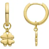 Luxenter -Ohrringe aus 925er Sterlingsilber mit 18 Karat Gelbgold-Finish – Dira