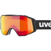 Uvex Gravity black matt mirror red-orange one size