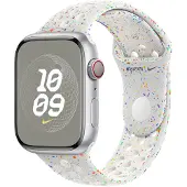 Apple Nike Sport Armband für Watch | 44/45/46/49 mm - Größe M/L - Pure Platinum