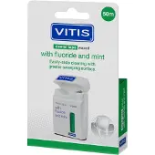 Vitis Dental Tape Waxed 50m - Fluorid Minze