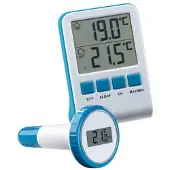 Autre Digitales Teich- und Poolthermometer mit LCD-Funk-Empfänger, IPX8