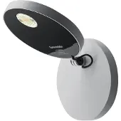 Artemide Demetra Spotlight LED-Wandlampe, 2.700 K, weiß - , Demetra Spotlight, Weiß, für Wohnzimmer, Metall, Design