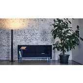 Artemide Ilio Stehleuchte 2700K Matt Black - , dimmbar, Schwarz, für Wohnzimmer, Aluminium