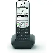 Gigaset A690 Schnurloses Telefon schwarz mit 2" Display und Freisprechfunktion