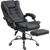 HTI Chefsessel mit Massagefunktion und Fußablage