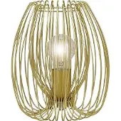 FABAS LUCE Tischleuchte Camp E27 Ø200mm Gold