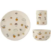 Bloomingville Blooming Ville Mini Agnes Geschirr | Weiß | Steinzeug | 82060925