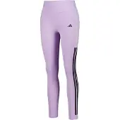 Adidas Damen Optime 3 Streifen Leggings Powder Plum