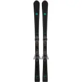 Völkl - Ski Set inkl. Bdg. - Pistenski - Flair 76 LTD + FDT TP 10 2026 für Damen - Größe 161 cm - Navy blau